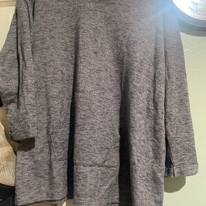 Koolaburra Charcoal Long Sleeve Top